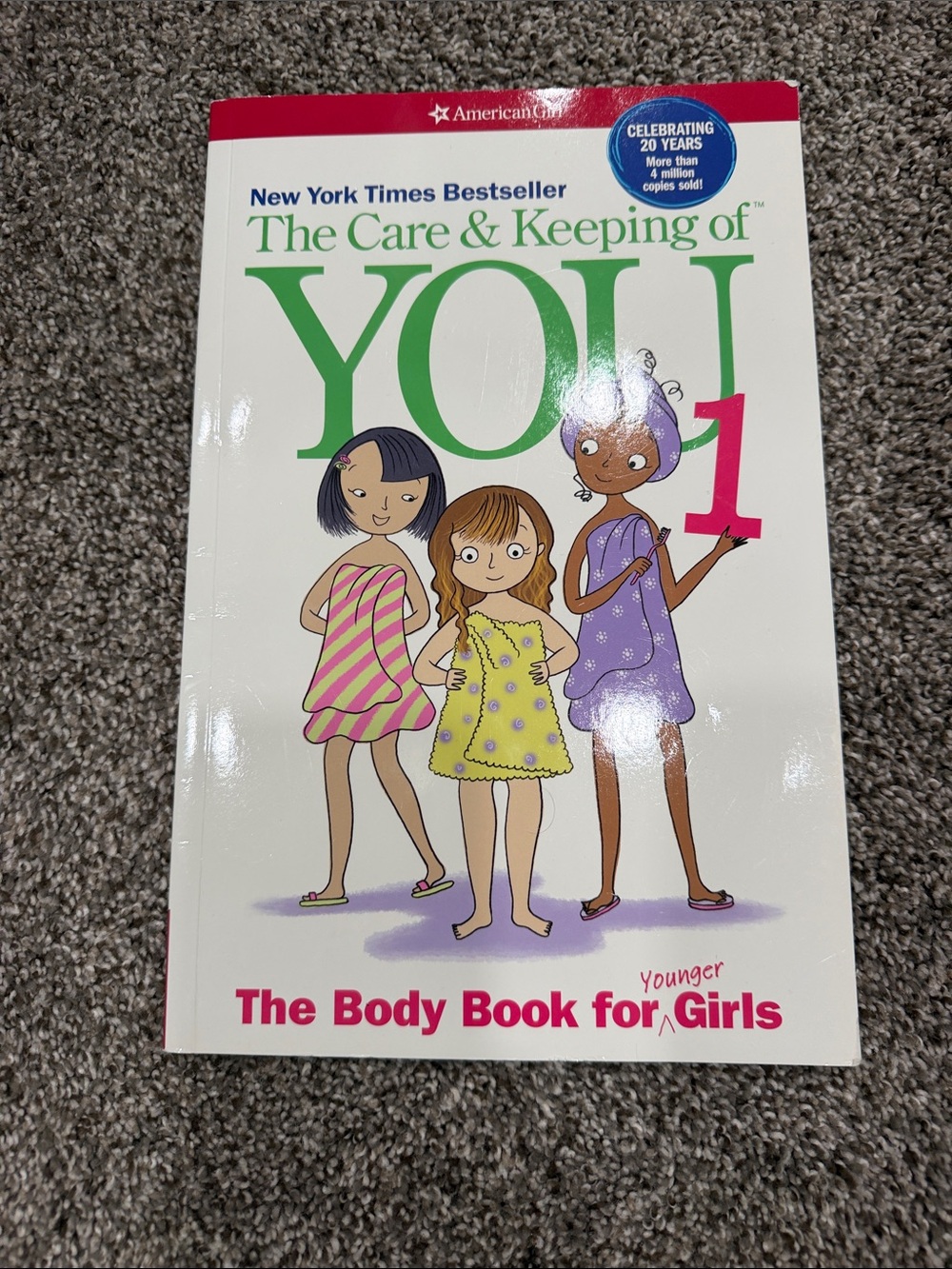 American Girl The Care & Keeping of You 1 - Pink/Green/Yellow Girls' Body Book